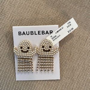 Bauble Bar pearl ghost earrings. Brand new